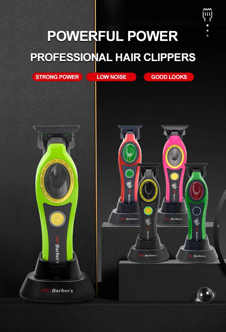 Multifunctional Hair Clippers Rechargeable Electric Hair Clippers Men's Shaver Hair Trimmer electric hair clipper has high power
