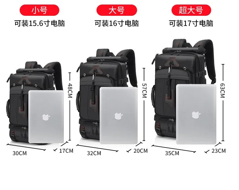 Travel backpack for men boarding, casual men's backpack for travel, large backpack for travel, 70 liters L, super large capacity