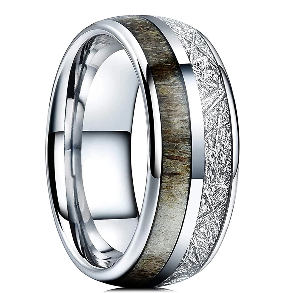 Fashion Viking Tree Of Life Stainless Steel Abalone Shell Rings For Men Odin Norse Viking Rune Rings Retro Amulet Jewelry Gift