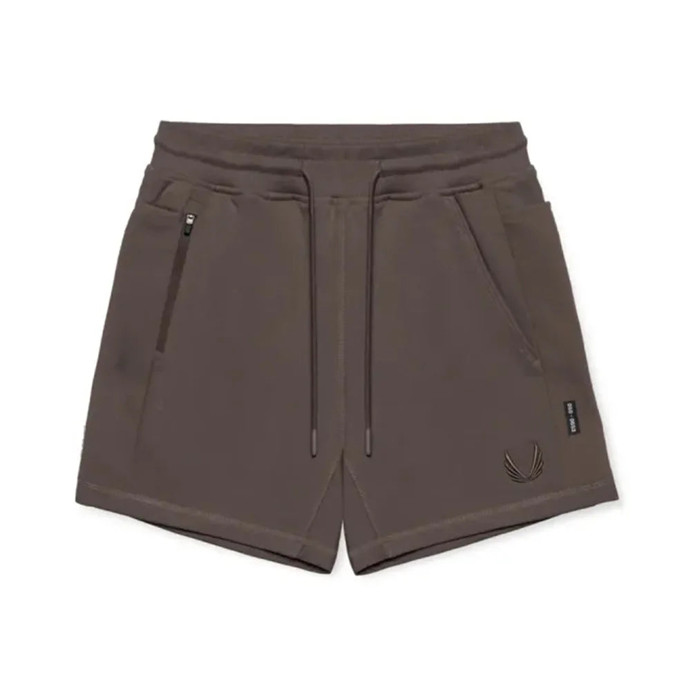 Mens Shorts Sports Gym Training Shorts American Casual Trendy Running Fitness Functional Shorts Breathable Shorts Men'S Clothing