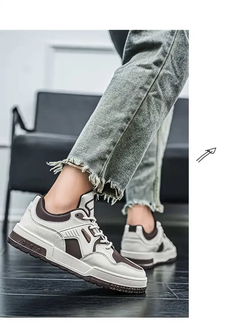 2025 new shoes for men sneakers for men off white shoes men casual shoes Breathable Height Increasing Massage