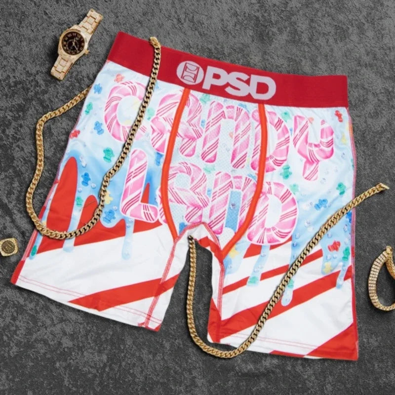 Men Underwear Summer Breathable Men's Boxers Sexy Underpants Male Plus Size Man Panties Fashion Print Men Boxershorts Trunks