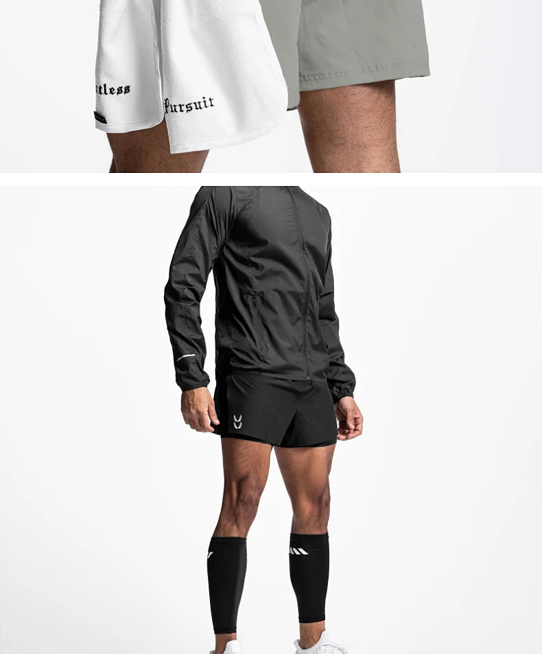 Mens Gym Training Shorts Man Quick Dry Sports Casual Short Pants Fitness Workout Running Bodybuilding Fashion Basketball Shorts