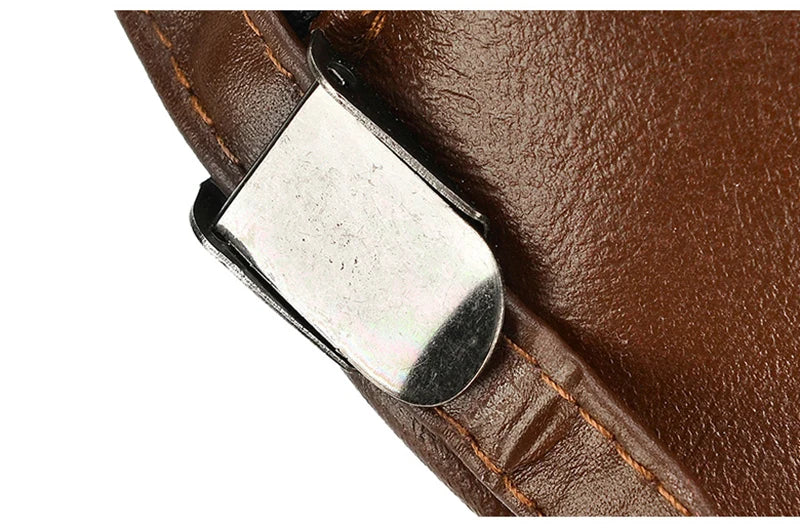 2025 New Style Men Cowhide Hat Winter Warm Outdoor Protect Ear Real Leather Adjustable Baseball Cap Men Real Cowhide Leather Cap