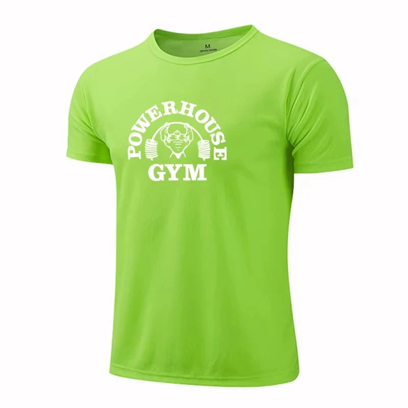 Summer 3D GYM Print Men's T-shirt Summer Casual Loose Sports Breathable Quick Drying Short Sleeve t Harajuku Street Men Clothing