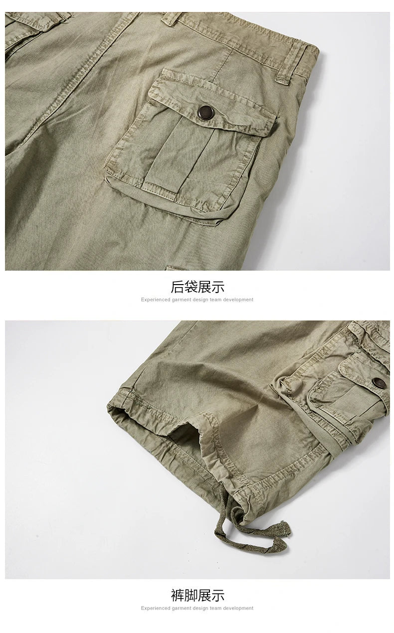 Shorts Male Slim Workout Shorts Lightweight Outdoor Mens Casual Hiking Cargo Fishing Short Pants Summer Quick Drying Work Shorts