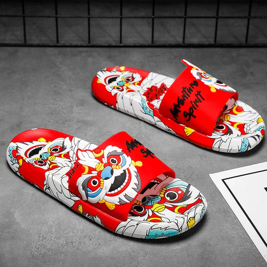Luxury Brand Slippers for Men Comfortable Man Sandal Men's Summer Slippers Walk Around Home Male Slipper Male Shoes Sneakers