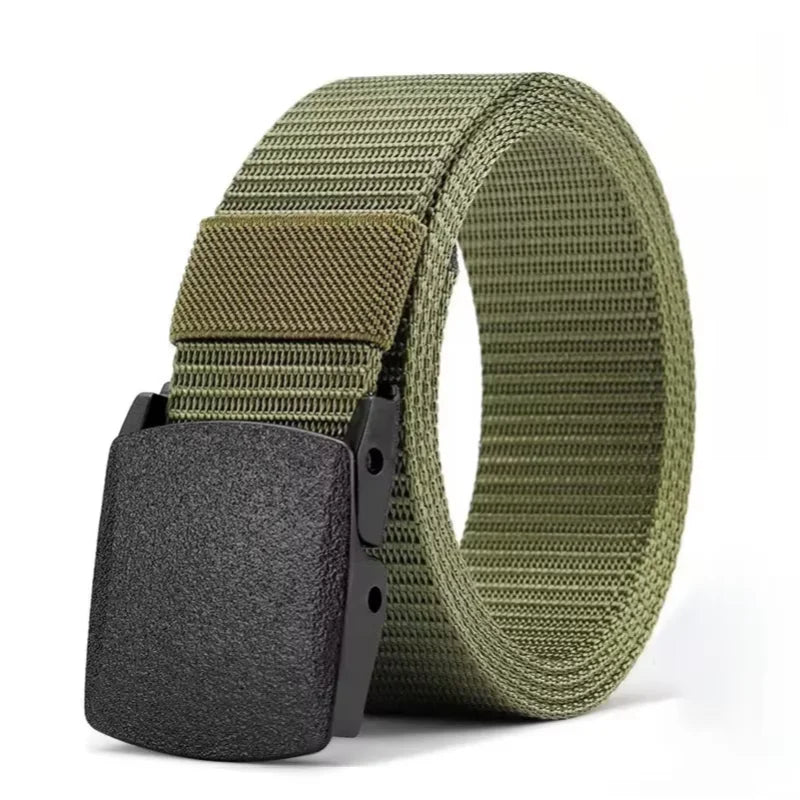 Men's Belt Outdoor Casual Canvas Belt Metal Free Training Nylon Tactical Belt With Pants Jeans Belt Sports Belts For Men Women