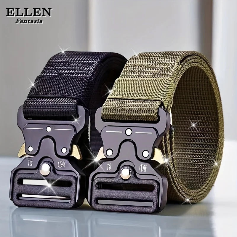 Men's Tactical Belt,   Durable,Outdoor Belt, Casual Belt, Work Pants Belt, Jeans Belt for Men Versatile Men's Tactical Belts