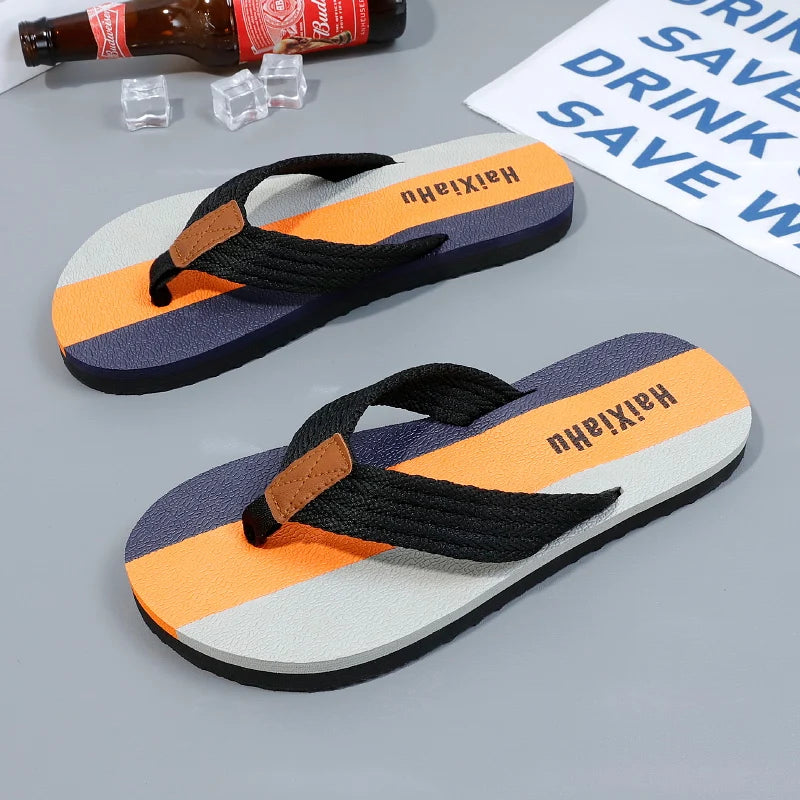 Men Slippers Summer High Quality Flip Flop Men Beach Shoes Fashion Outdoor Flip Flops Casual Breathable Slippers for Men Sandals