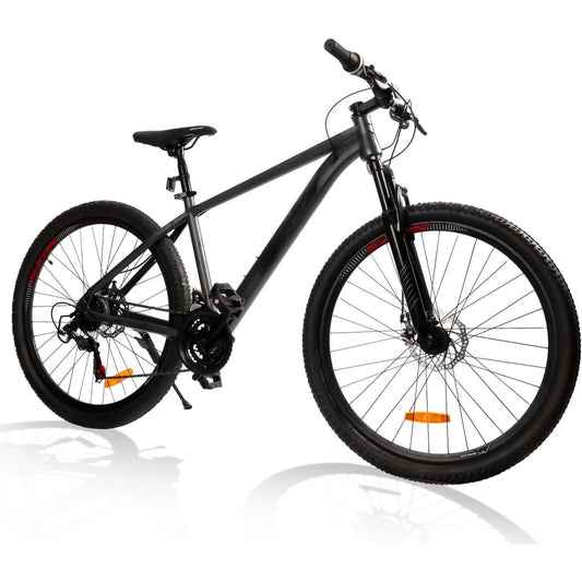 Mountain Bike 27.5" Sizes, 21-Speed Twist Shifting, Disc Brakes, Adult Bicycle with Suspension Fork,Ideal for Adventurers