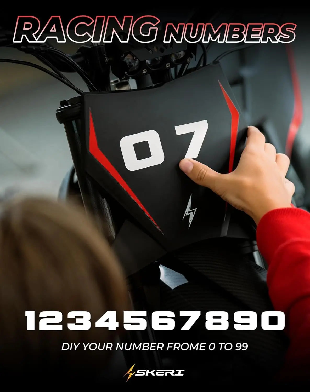 Electric Dirt Bike for Adults & Teens, 14"/12" Fat Tire 3200W Motor 37MPH Off-Road EBike, 48V 21Ah Battery, Customized