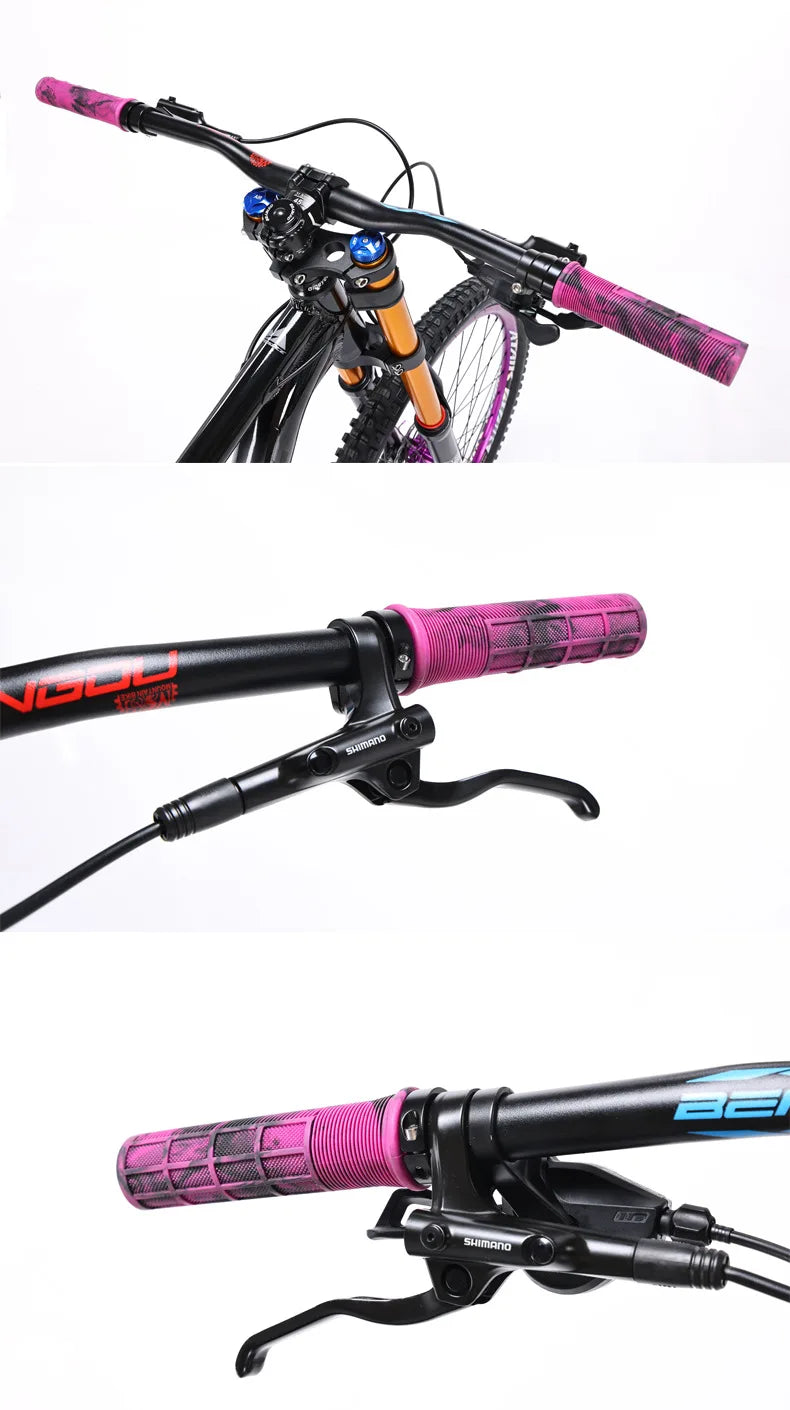 Manufacturer 26/27.5 inch downhill mountain bike aluminum alloy soft tail oil brake shock absorber mountain bicycle