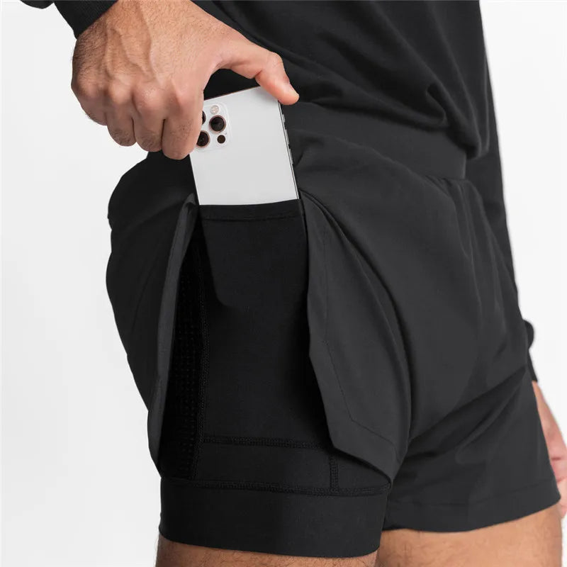 Men's Running Shorts Quick Dry Fitness Training Gyms Shorts Mens Summer Short Pants Male Jogger Workout Beach Sport Shorts Men