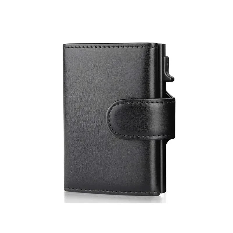 Rfid Microfiber Leather Men Wallets Fashion Card Holder Trifold Wallet Money Bags Smart Slim Thin Coin Pocket Wallet Purse