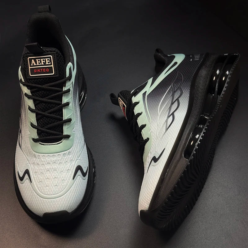 Casual Running Shoes for Men Breathable Knit Sneakers Mens Tennis Trainers 2025 New Fashion Sports Shoes Shock-absorb Sneakers