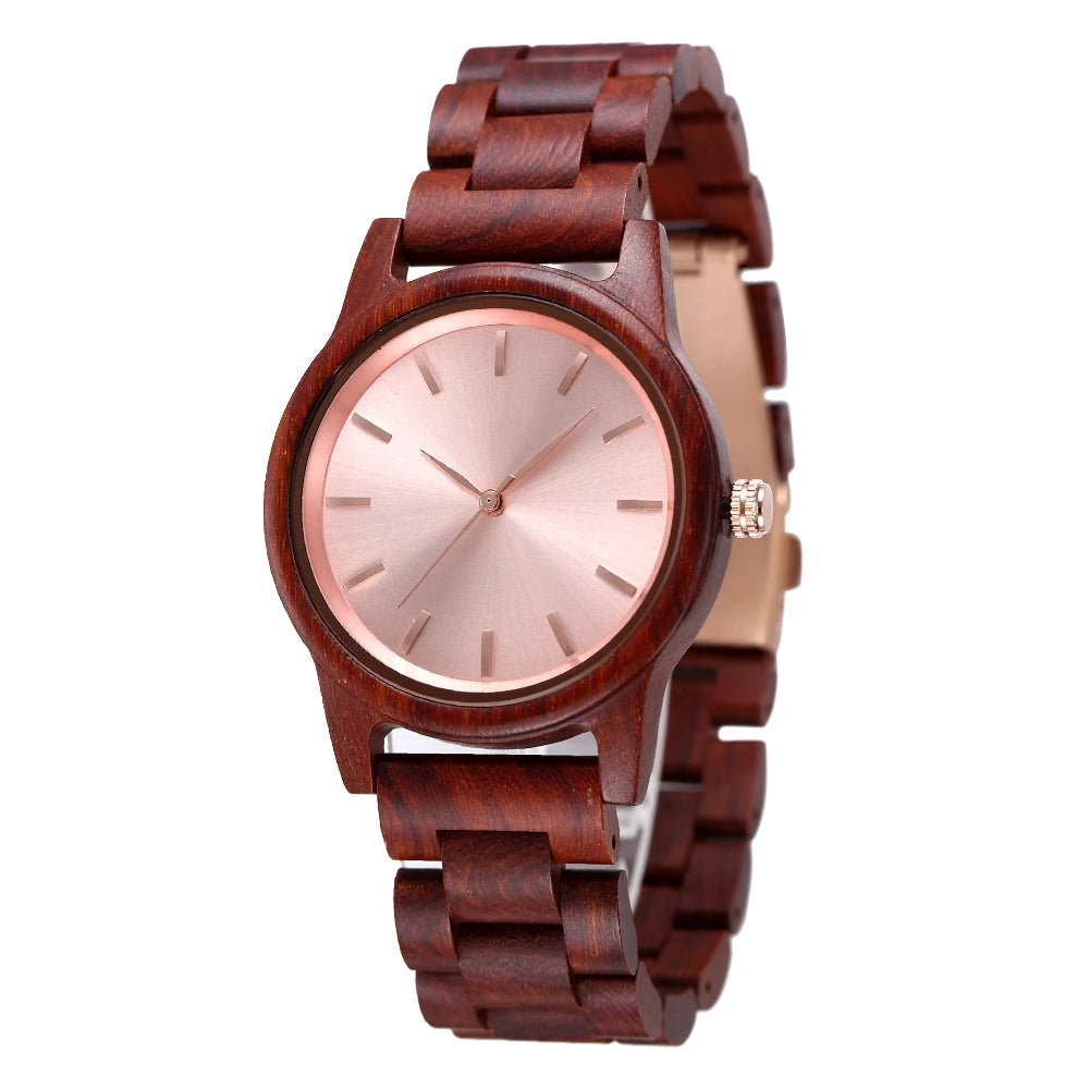 Watches Wooden Watches Men's Handmade Vintage New Wooden Quartz Watches with Stylish Natural Wooden Watches Uniquely Customized
