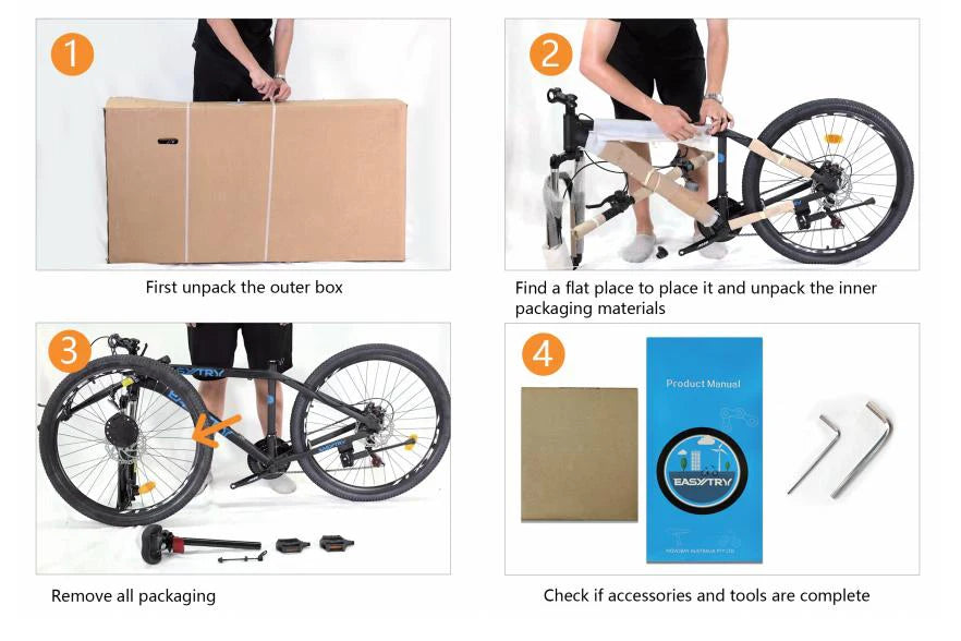 Electric Mountain Bike Electric Bicycle New Design China Factory E Bike 48v 750w 26 Inch Steel Lithium Battery Rear Hub Motor