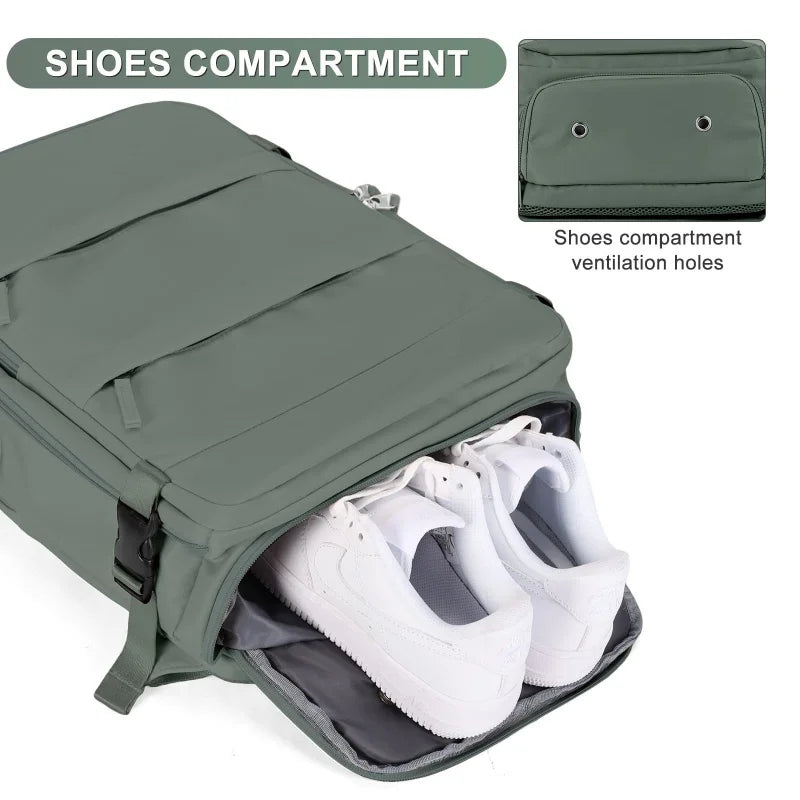 Large Capacity Fashion Travel Backpack for Men and Women Multi-Functional Casual Laptop Cabin Bag Handmade Luggage