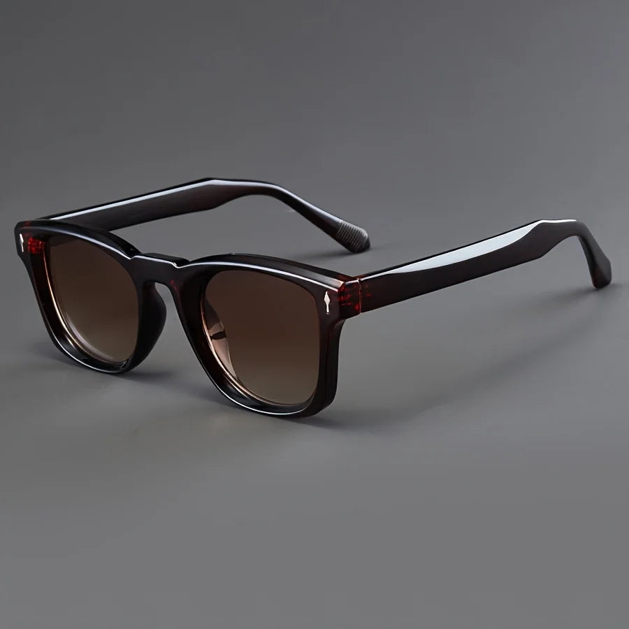 Men Women Classic Full Frame Versatile Advanced Retro Trend Glasses Suitable for Daily Leisure Photography Use Valentine's Day