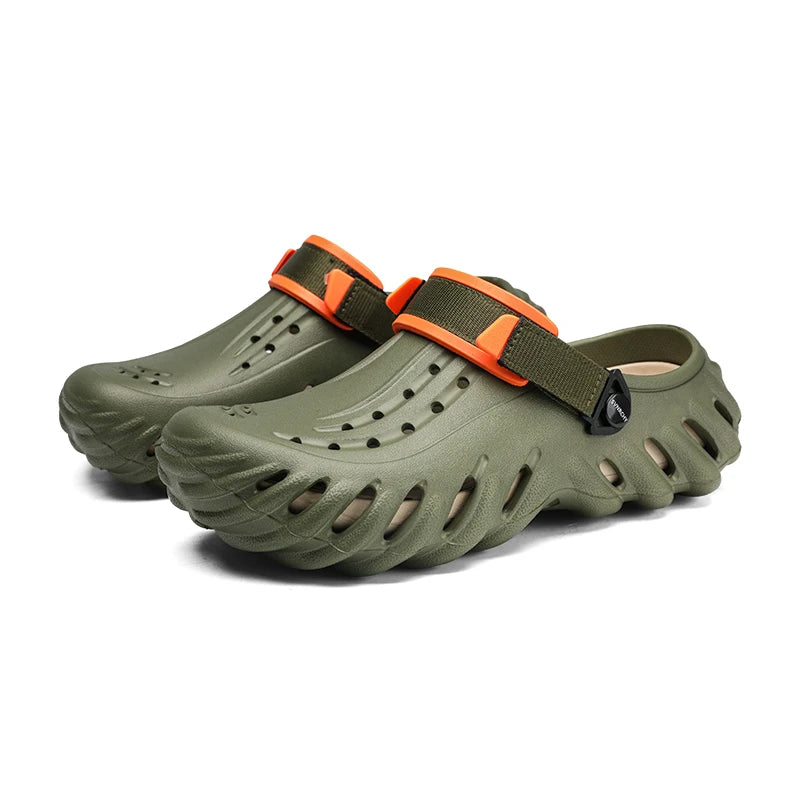 Luxury Man Sandal for Men Brand Men's Shoes 2025 White Sandals Flat Sandals Mens Soft Sandles Summer Shoes Sale Slippers Slipers