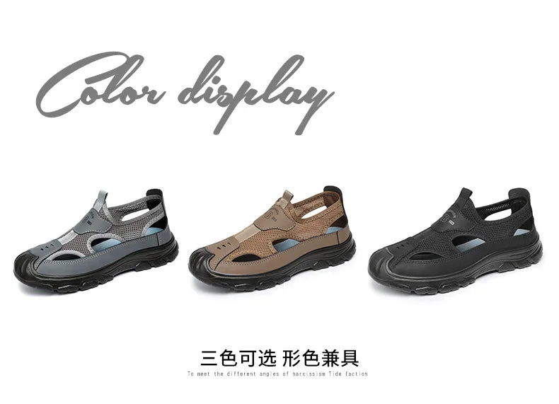 Men's Sandals 2025 New Style Diving Shoes Beach Outdoor Mountaineering Shoes Outdoor Large Sandals 39-46