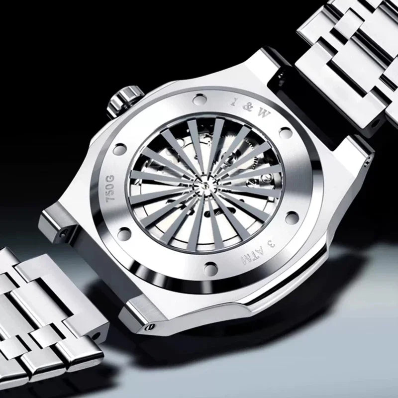 IW Carnival Male Luxury Mechanical Wristwatches Automatic Movement Sapphire Mirror Simple Model Waterproof Luminous Men's Watch