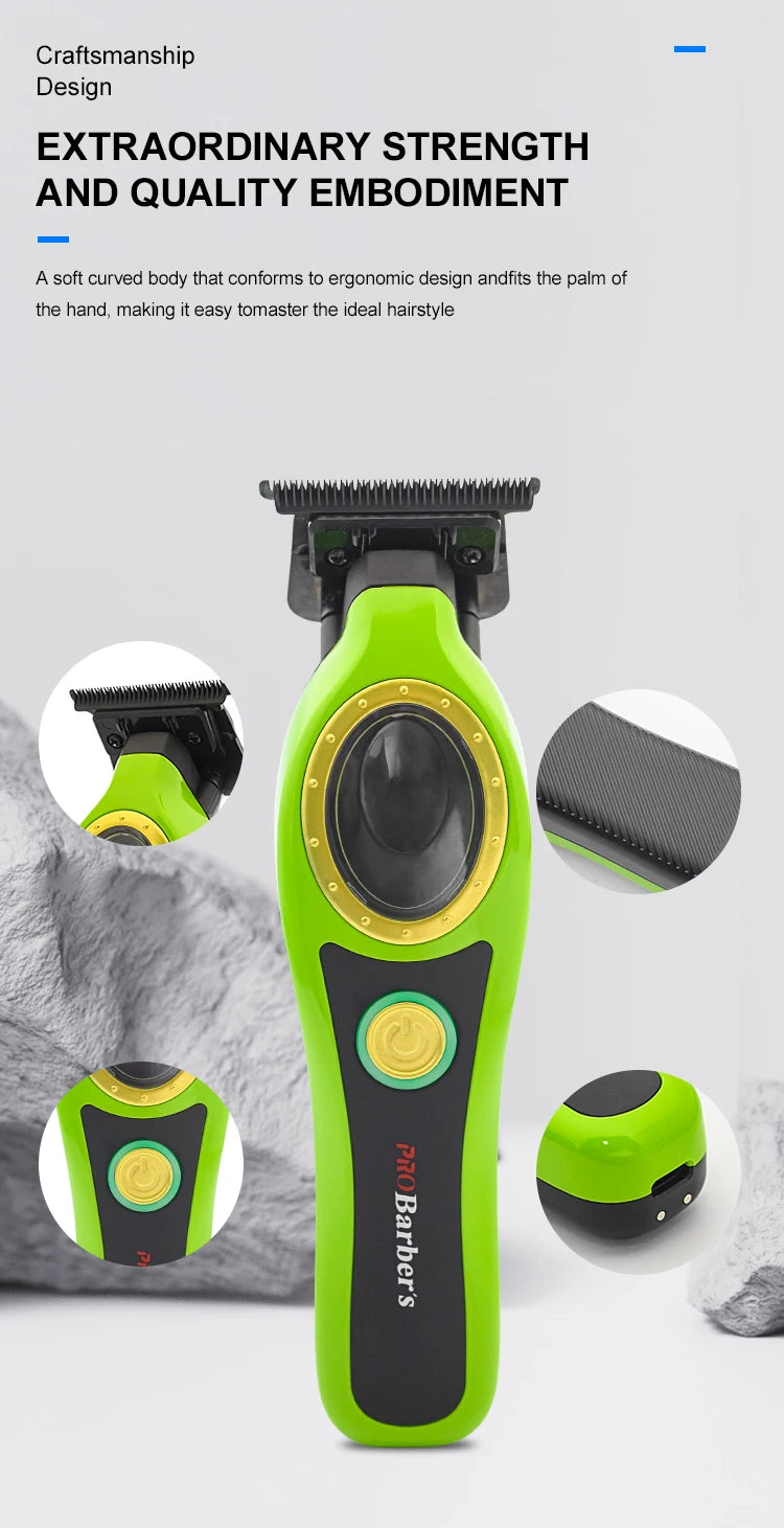 Multifunctional Hair Clippers Rechargeable Electric Hair Clippers Men's Shaver Hair Trimmer electric hair clipper has high power