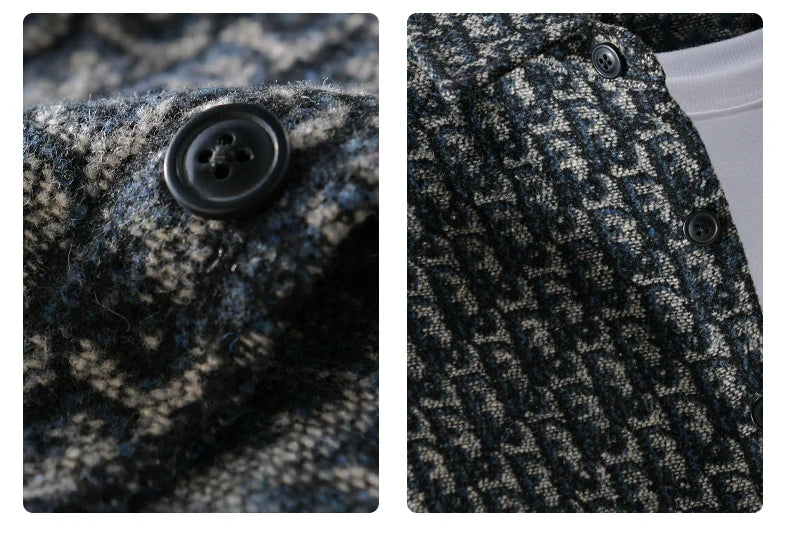 Shirt Autumn Boutique Men's Fashion Slim-fit Gentleman Work Business Everything Youth Trend British Style Long-sleeved Shirt