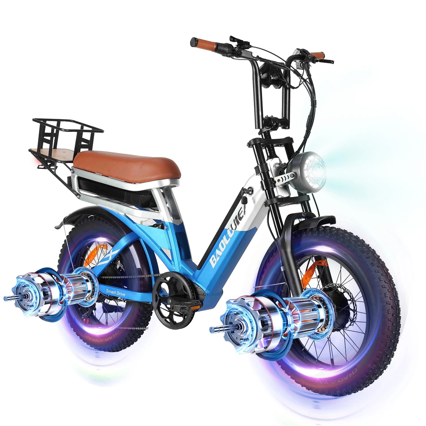 BAOLUJIE DM01 electric bicycle Moto Electric Bike for Adults 2000W Motor Electric Bike 60V30AH Moto 42MPH EBike【1 Year Warranty】