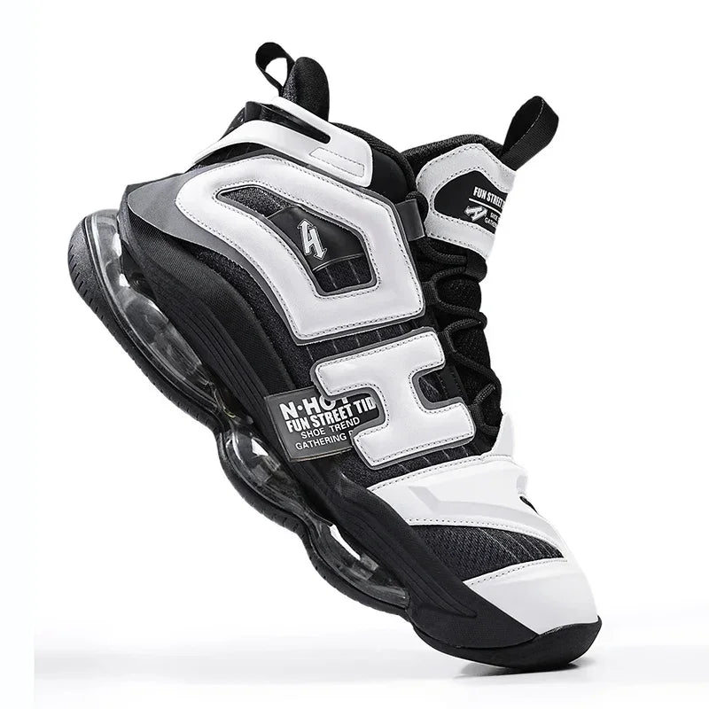 High-quality Mens Basketball Shoes High Street Original Sneakers Men Air Cushioining Rubber Anti Slip Leisure Shoes Male 39-45