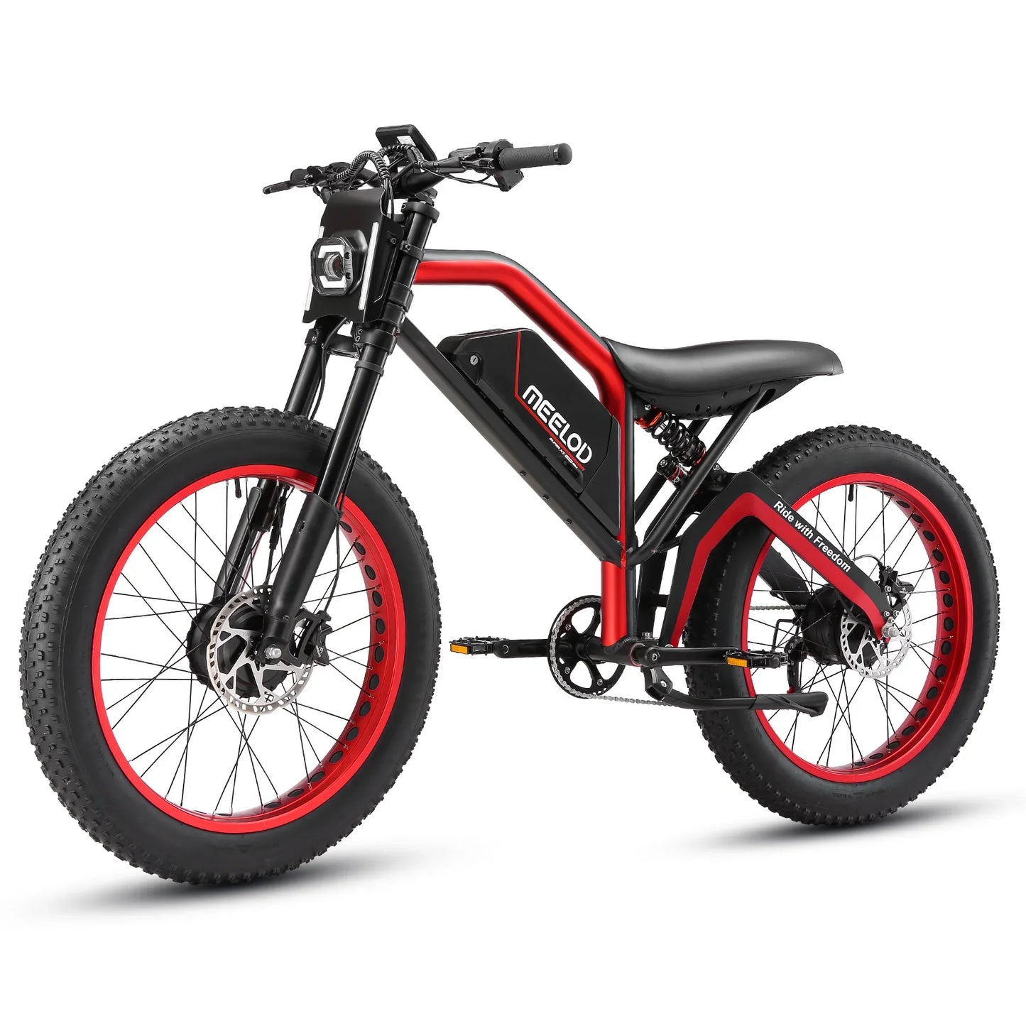 MEELOD XT600DL  Adult E-bike 26-inch Fat Tire E-Mountain bike 1000W*2 motor  52V25Ah battery commute Electric Bike