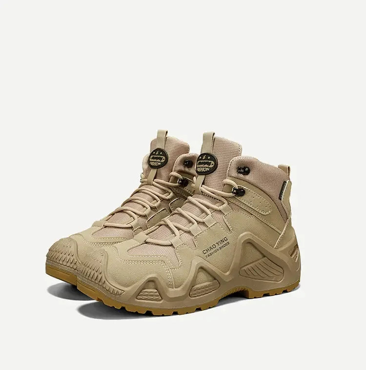 Men's Thick Soled Mountaineering Boots Sneakers Men's New Autumn Non-slip Wear-resistant Dirty Outdoor Work Shoes