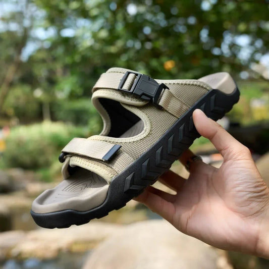 Summer Men Women Casual Sandals Couple Breathable Beach Slipper Outdoor Thick Soled Non Slip Sports Slippers for Men Big Size47
