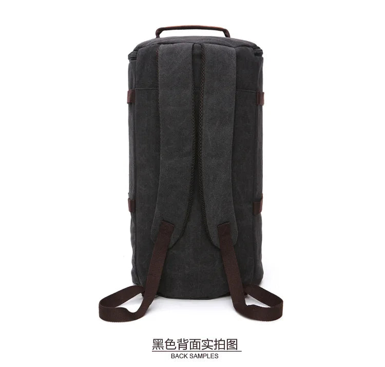 2025 Fashion Large Man Travel Bag Mountaineering Backpack Male Luggage Canvas Bucket Shoulder Army Bags For Boys Men Backpacks