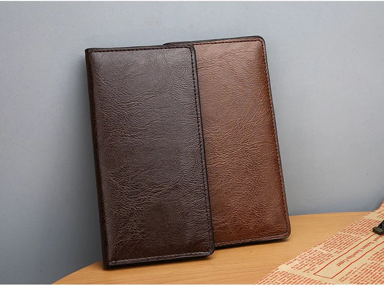 Mens Long Section Wallet Fashion Lightweight Soft PU Leather Mens Horizontal Multifunctional Wallet cartera mujer pURSE