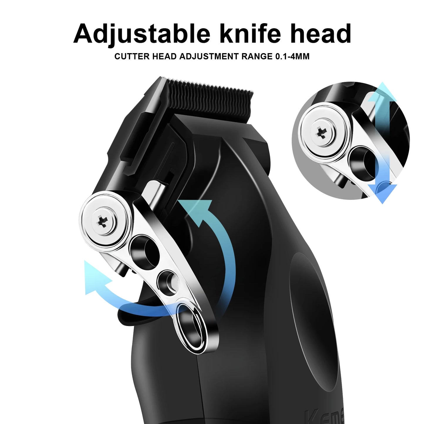 Kemei KM-2296 KM-2299 KM-1102 Hair Clipper Kit Men's Electric Shaver Hair Trimmer Machine Professional Hair Cutting Machine