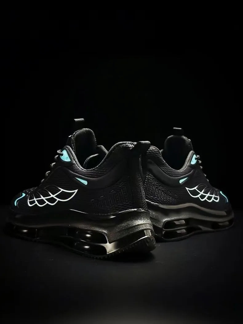 Casual Running Shoes for Men Breathable Knit Sneakers Mens Tennis Trainers 2025 New Fashion Sports Shoes Shock-absorb Sneakers