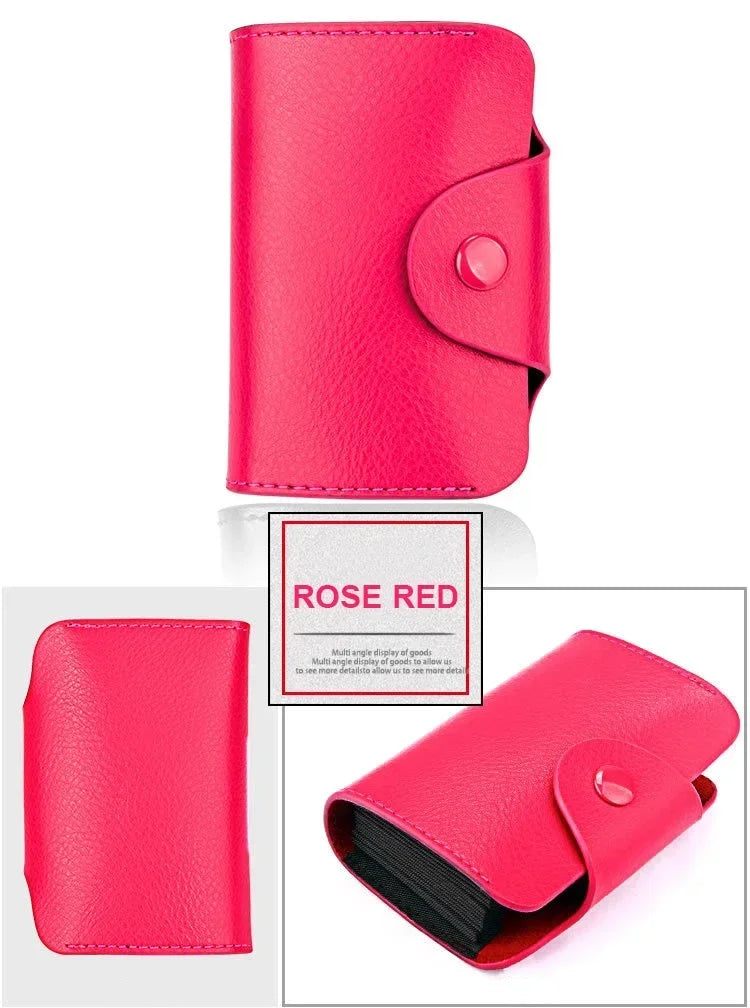 Real Leather Credit Card Holder Men Wallet Small Pouch Money Bag Big Capacity Cardholder Case Genuine Leather Wallets Pochette