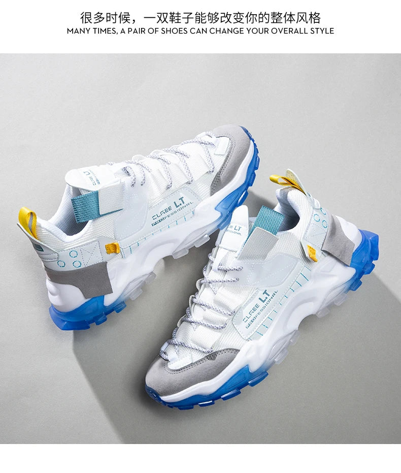 2023Men's Sneakers  Summer Mesh Breathable Casual Shoes Lightweight Walking Men Shoes Soft Sole Tenis Fitness Shoes