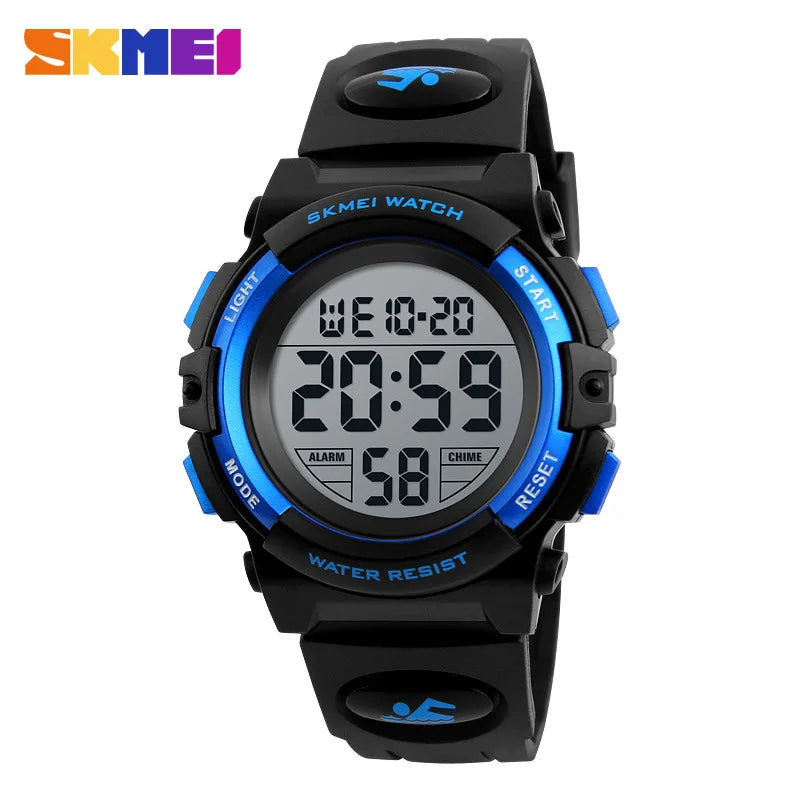 Men's Sports Watch - Waterproof Digital Wristwatch with Alarm, Shockproof - Outdoor Army Reloj Hombre