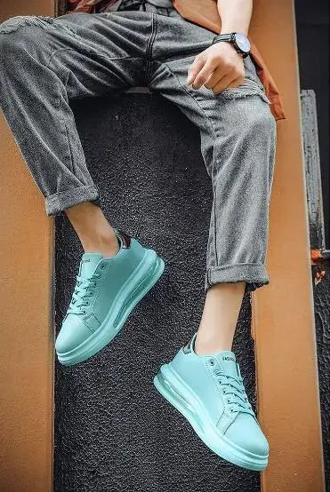 Fashion Brand Sneakers For Men Casual Shoes New Soft Comfortable Pu Leather Shoes Breathable Flats Shoes For Man Tenis Masculino