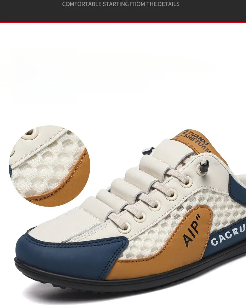 Men's Fashion Soft-soled Half Slippers Summer Trendy Bottom Casual Shoes Soft Sole Support Shoes Sneakers Half Drag Sandals