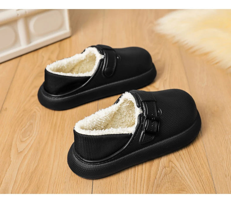 Winter Slippers for Men Half Shoes Anti-Skid Kitchen Shoes Lightweight Eva Slides Comfortable Male Sandals Chaussures Homme Luxe