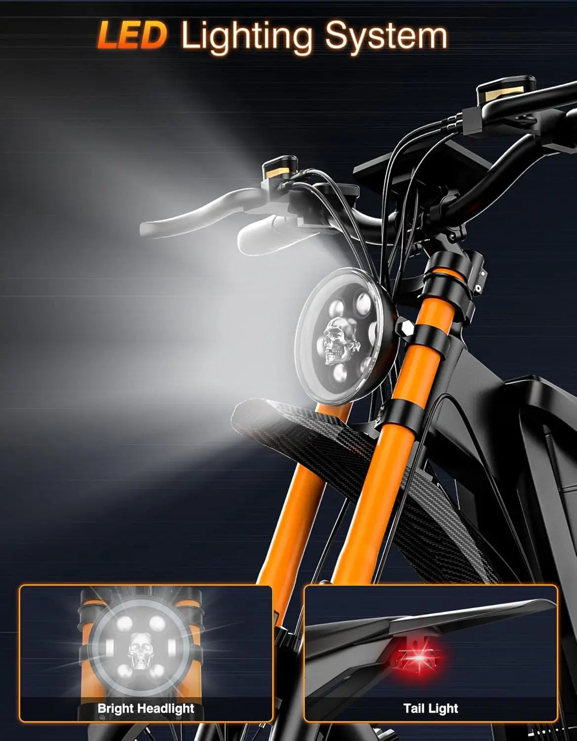 4500W 40MPH 100Mile 48V25Ah 45° Slope Hydraulic Brakes Full Suspension 16in Off Road Electric Dirt Bike, Custom