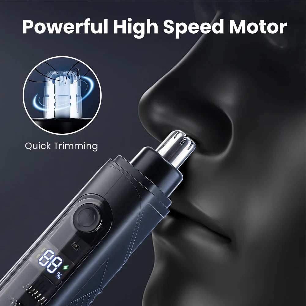 Electric Nose Hair Trimmer Implement Shaver Clipper Men Women Ear Neck Eyebrow Trimmer Shaver Man Clean Trimer Razor Remover Kit