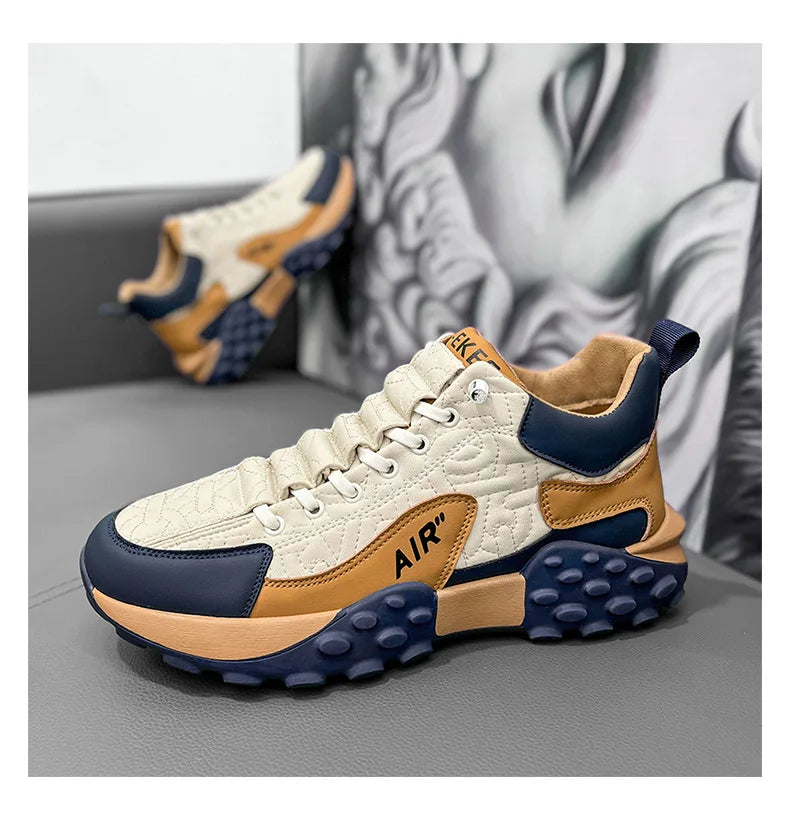 Brand Men's Sneakers Designer Comfortable Running Shoes for Men Outdoor Non-Slip Casual Shoes Fashion Platform Board Shoes Male