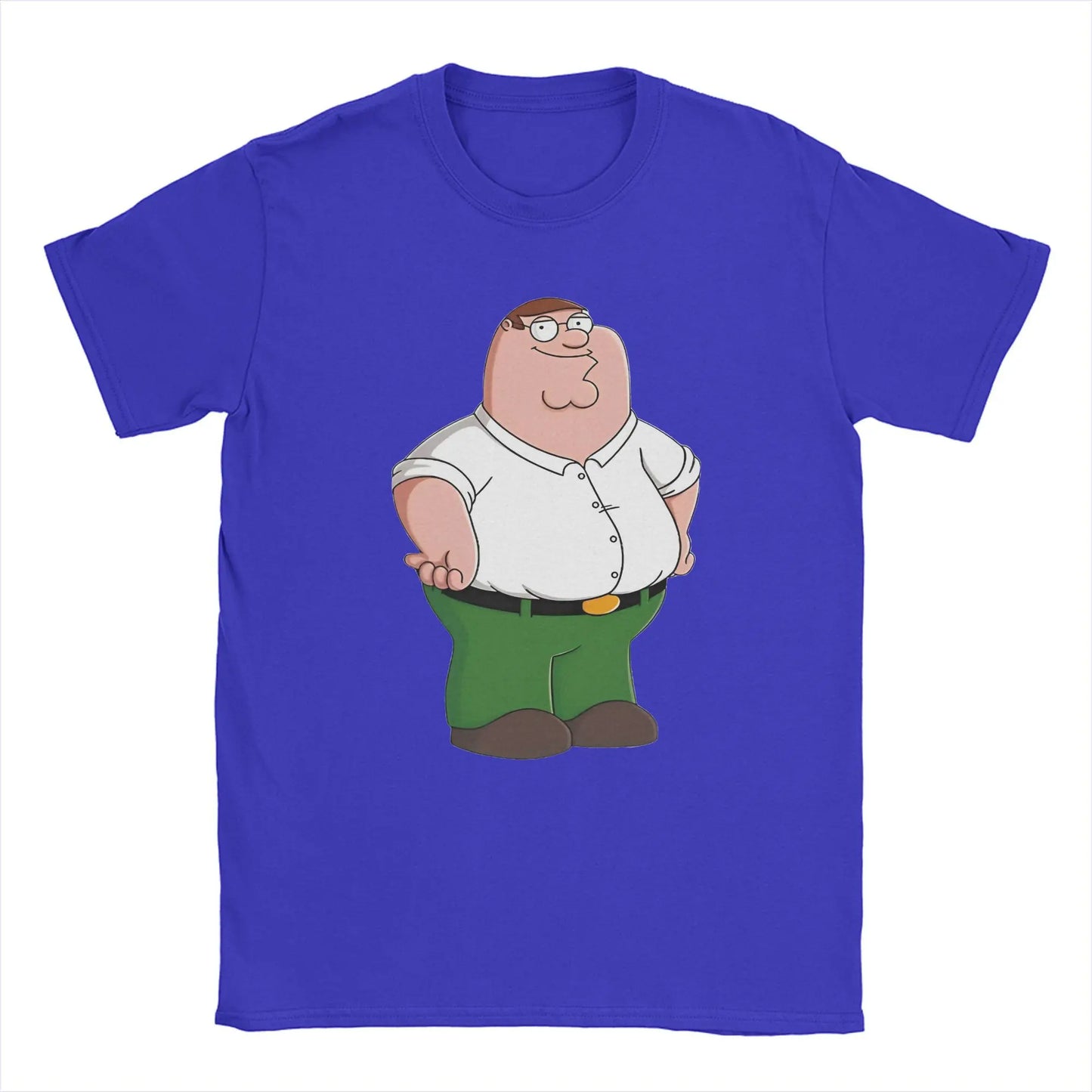 Men T-Shirts Families Guys Peter Griffin Amazing Cotton Tee Shirt Short Sleeve Funny Tv T Shirt Round Collar Clothes Graphic