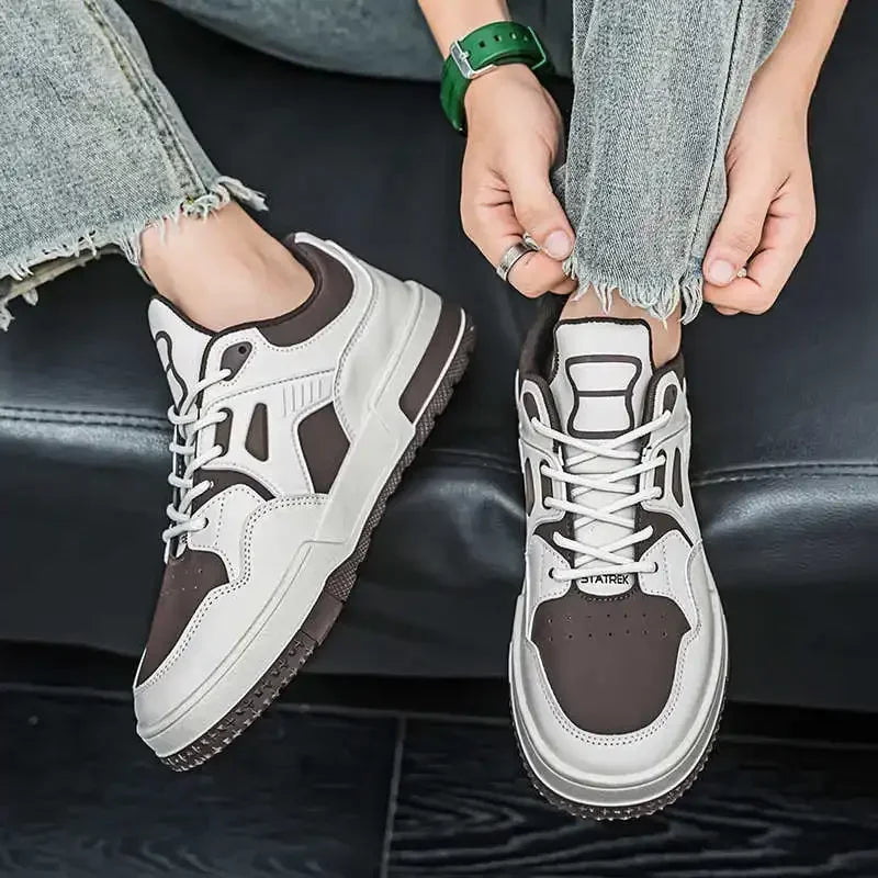 2025 new shoes for men sneakers for men off white shoes men casual shoes Breathable Height Increasing Massage