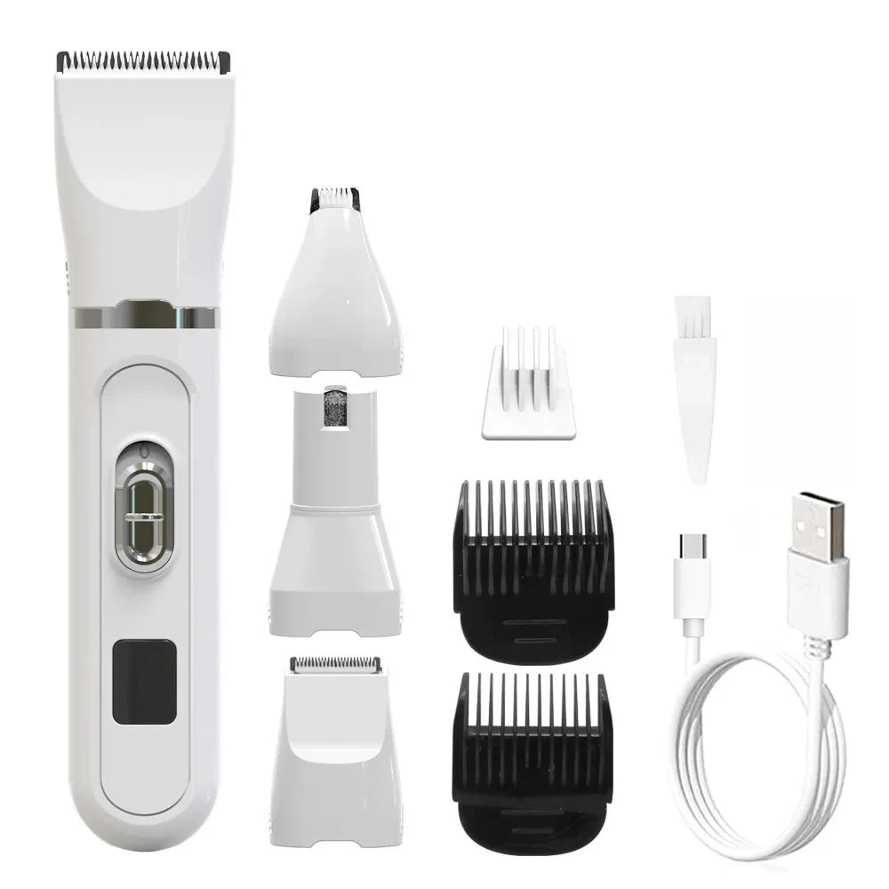 Dog Hair Clippers Grooming Electric Pet Clipper Professional Silent Hair Cutter USB Rechargeable Pet Grooming Clipper